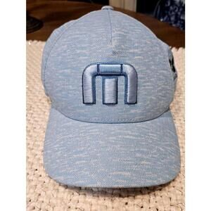 Travis Mathew Light Blue Flexfit Snapback Baseball Cap OS